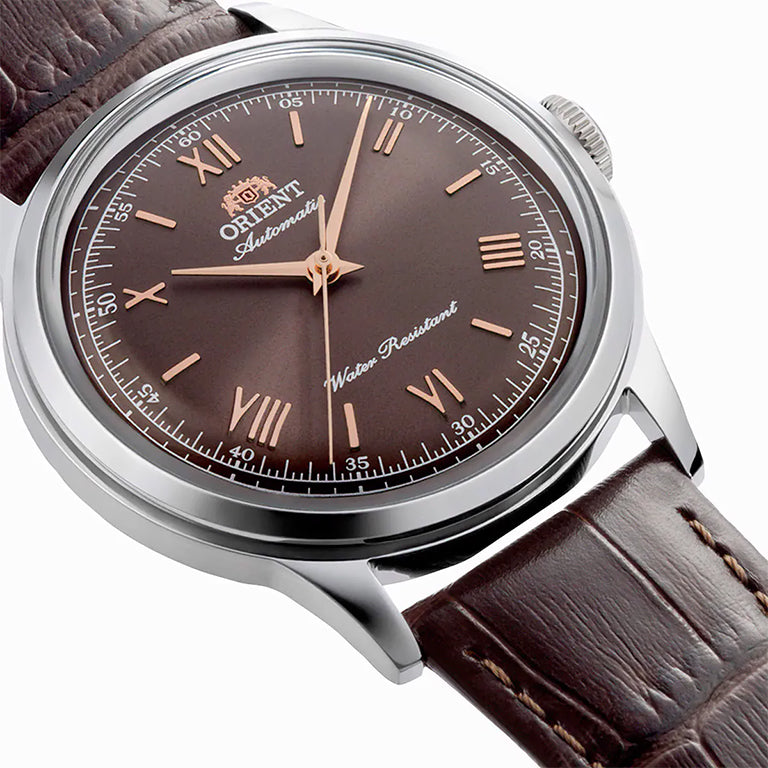 RA-BB0004Y30B - Orient Bambino 38 Chocolate Sin Fecha