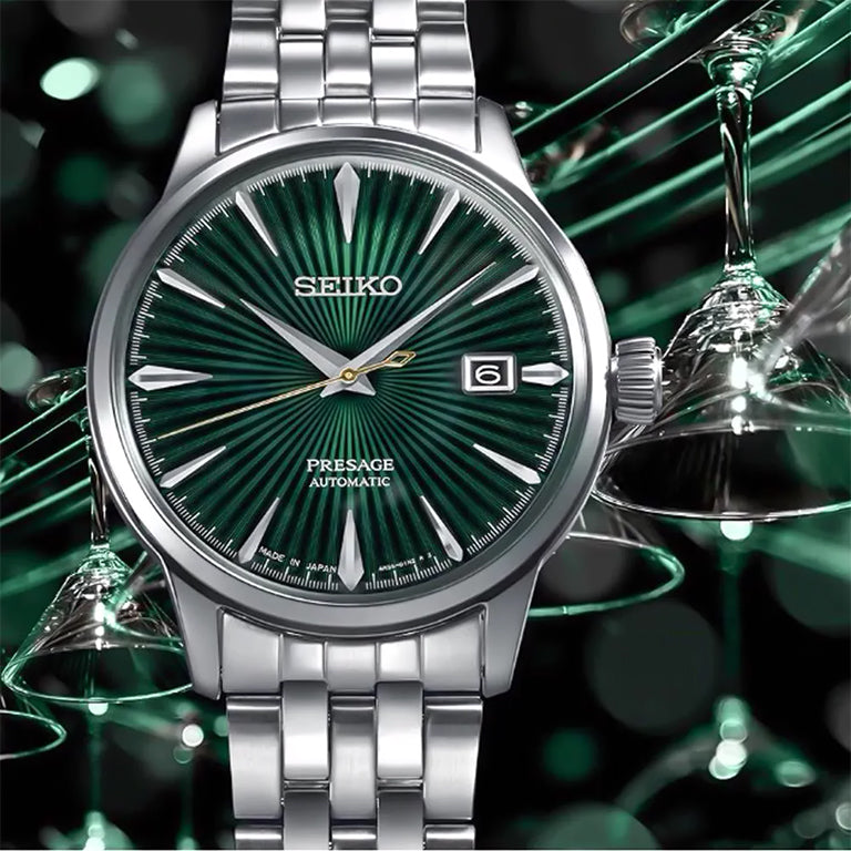 Seiko Presage Cocktail Time Verde SRPE15J1 - vista 5