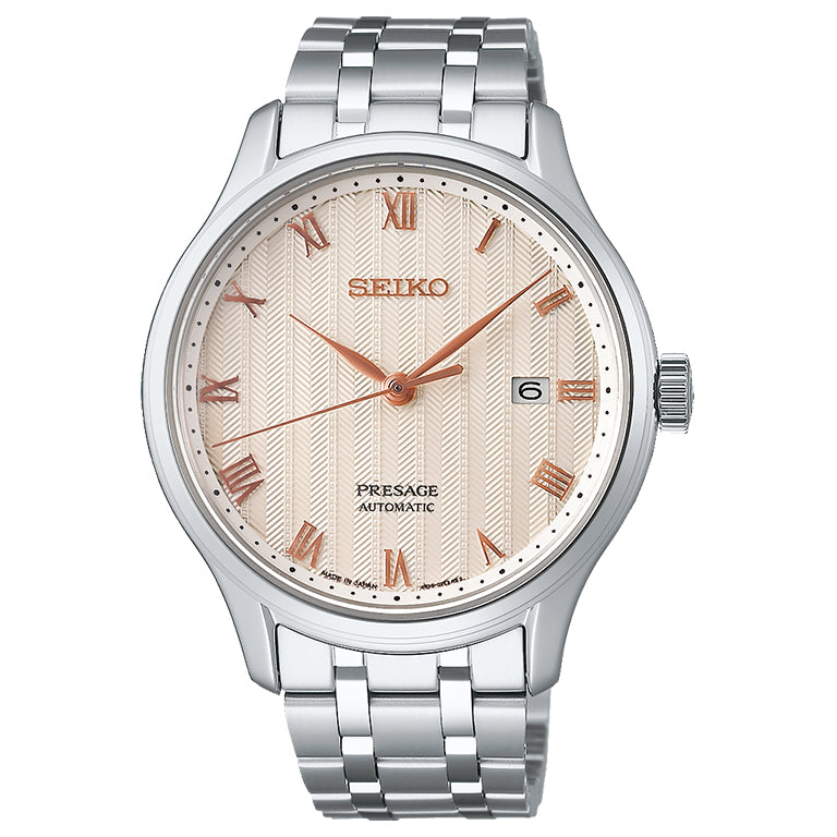 SRPF45J1 - Seiko Presage Jardín Japonés Blanco