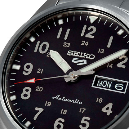 Seiko 5 Sports Field Military Negro SRPG27K1 - vista 3