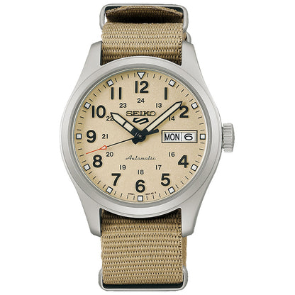 Seiko 5 Sports Midfield Beige SRPJ83K1 - vista frontal