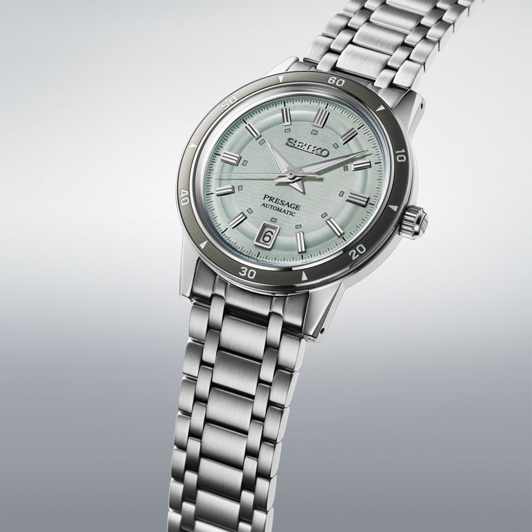 SRPL71J1 - Seiko Presage Style 60's Esfera Verde Claro