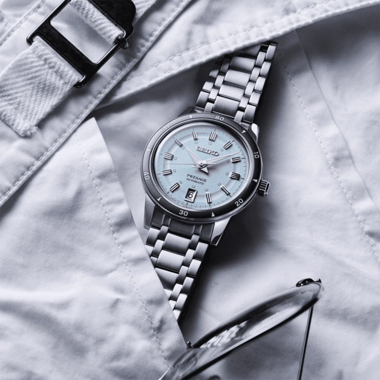 SRPL71J1 - Seiko Presage Style 60's Esfera Verde Claro