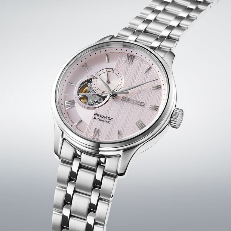 SSA465J1 - Seiko Presage Jardín Japonés Rosa