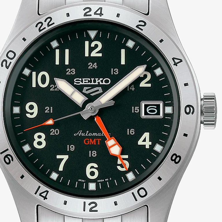 SSK023K1 - Seiko 5 Sports Field Series GMT Negro