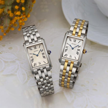 SWR087P1 - Seiko Ladies Tank bicolor