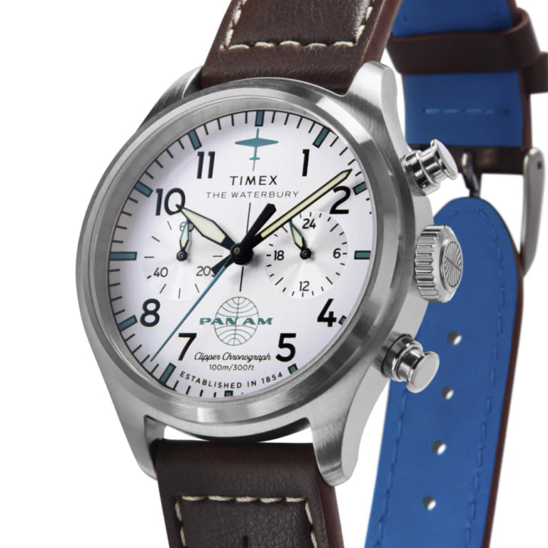 TW2Y38700 - Timex Waterbury Pan Am Blanco
