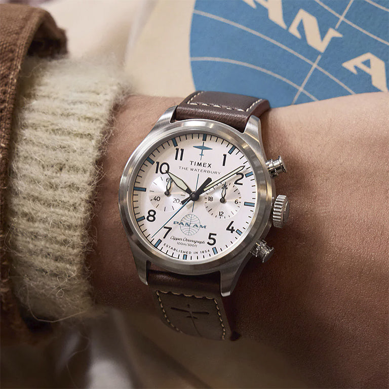 TW2Y38700 - Timex Waterbury Pan Am Blanco