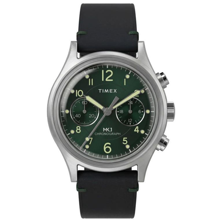 Timex MK1 Chronograph verde TW2Y71200 - vista frontal
