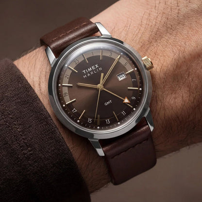 Timex Marlin Quartz GMT piel TW2Y84200 - vista 2