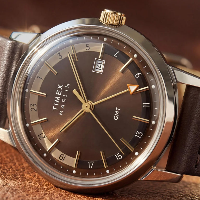 Timex Marlin Quartz GMT piel TW2Y84200 - vista 5