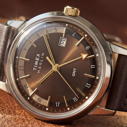 Timex Marlin Quartz GMT piel TW2Y84200 - vista 5