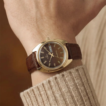 Timex Lab Reissue 1976 Día-Fecha Fumé TW2Y87200 - vista 5